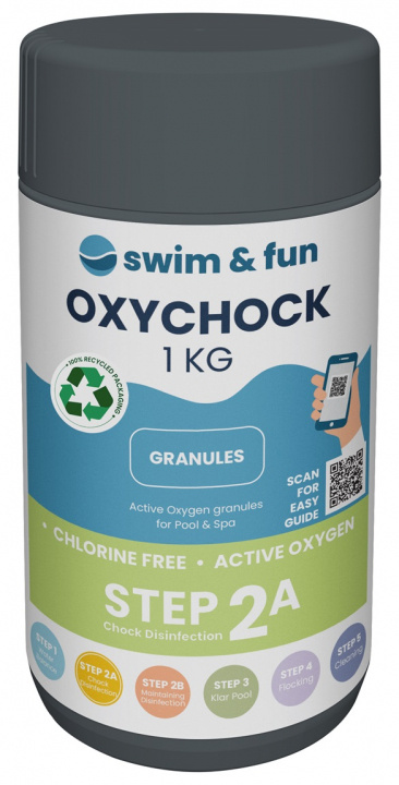 OxyChock Pool & Spa 1 kg in de groep HUISHOUDEN & TUIN / Tuinproducten / Zwembad & Accessoires / Zwembadchemicaliën bij TP E-commerce Nordic AB (38-95675)