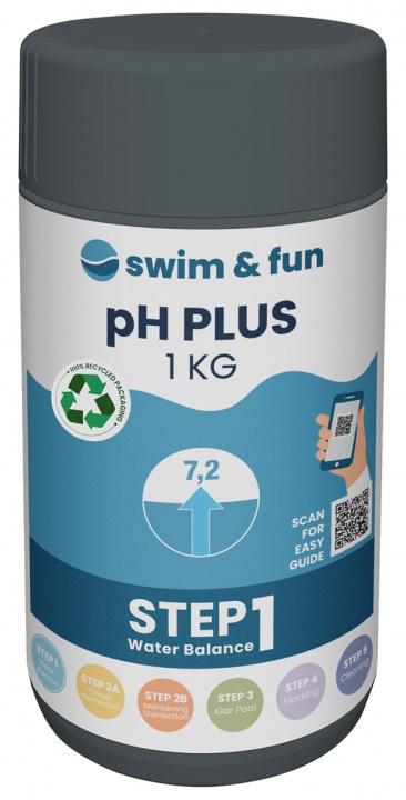 PH Plus 1 kg in de groep HUISHOUDEN & TUIN / Tuinproducten / Zwembad & Accessoires / Zwembadchemicaliën bij TP E-commerce Nordic AB (38-95679)