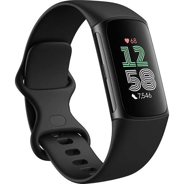 Fitbit Charge 6 Obsidian Black in de groep SPORT, VRIJE TIJD & HOBBY / Smartwatch & Activiteitsmeters / Activiteitsarmbanden bij TP E-commerce Nordic AB (38-95958)