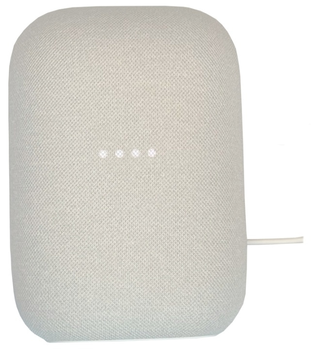 Google Nest Audio, Chalk in de groep HOME ELECTRONICS / Audio & Beeld / Luidsprekers & accessoires / Multiroom-luidsprekers (wifi) bij TP E-commerce Nordic AB (38-96091)