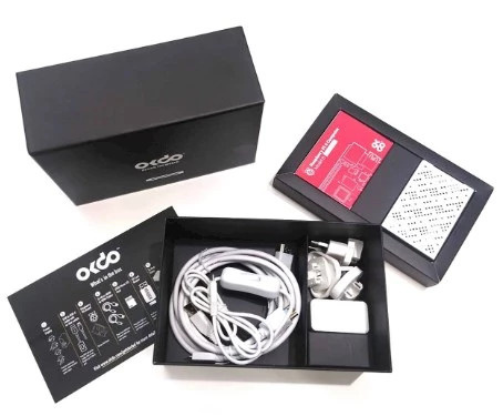 Okdo Raspberry Pi 4 Premium Kit 2GB in de groep COMPUTERS & RANDAPPARATUUR / Computeronderdelen / IO-kaart bij TP E-commerce Nordic AB (38-96626)