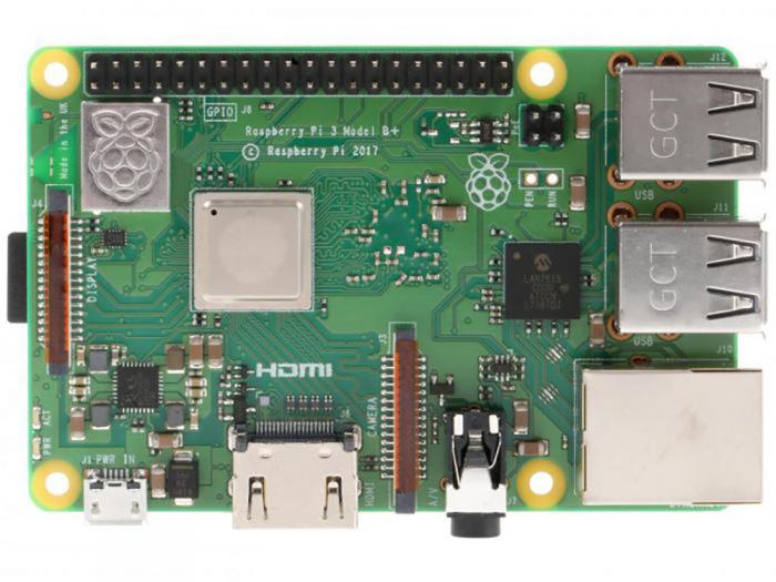 Raspberry Pi 3 Model B+ in de groep COMPUTERS & RANDAPPARATUUR / Computeronderdelen / IO-kaart bij TP E-commerce Nordic AB (38-97644)