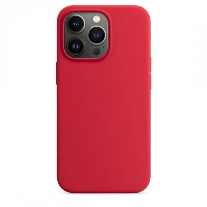 Siliconen hoesje voor iPhone 13 Pro, rood in de groep SMARTPHONE & TABLETS / Mobielbescherming / Apple / iPhone 13 Pro / Hoesjes bij TP E-commerce Nordic AB (38-98832)