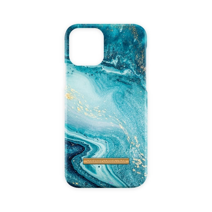 ONSALA COLLECTION Mobile Cover Soft Blue Sea Marble iPhone 11 PRO in de groep SMARTPHONE & TABLETS / Mobielbescherming / Apple / Make-up spiegel / Verzinnen bij TP E-commerce Nordic AB (A00241)