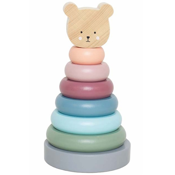 Jabadabado Stapelleksak Teddy in de groep SPEELGOED, KINDER- & BABYPRODUCTEN / Babyspeelgoed / Activiteitenspeelgoed bij TP E-commerce Nordic AB (A00749)