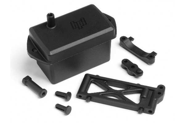 Receiver Box/Upper Deck Parts Set in de groep SPEELGOED, KINDER- & BABYPRODUCTEN / Op afstand bestuurbaar / Reserveonderdelen & Extra accessoires / HPI / Reserveonderdelen & Tuning / Chassis onderdelen bij TP E-commerce Nordic AB (A01528)