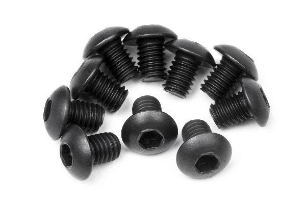 Button Head Screw M3X4Mm (Hex Socket/10Pcs) in de groep SPEELGOED, KINDER- & BABYPRODUCTEN / Op afstand bestuurbaar / Reserveonderdelen & Extra accessoires / HPI / Schroeven/Beugels / Schroeven bij TP E-commerce Nordic AB (A01540)