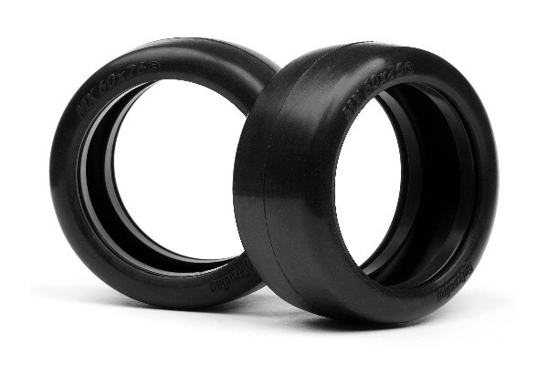 Mx60 Slick Tire S (60X26Mm/2Pcs) in de groep SPEELGOED, KINDER- & BABYPRODUCTEN / Op afstand bestuurbaar / Reserveonderdelen & Extra accessoires / HPI / Banden / Onroad bij TP E-commerce Nordic AB (A01547)