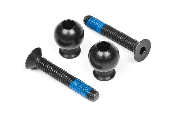 Screw & Ball Front Upper Arms in de groep SPEELGOED, KINDER- & BABYPRODUCTEN / Op afstand bestuurbaar / Reserveonderdelen & Extra accessoires / HPI / Reserveonderdelen & Tuning / Schokdempers bij TP E-commerce Nordic AB (A01668)