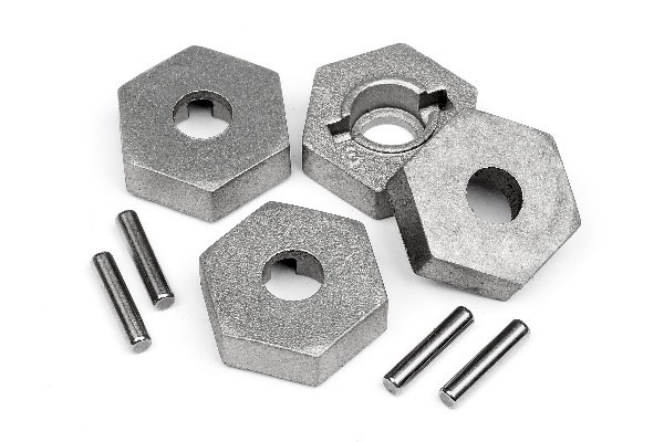 17Mm Hex And Pin Set (4Pcs) in de groep SPEELGOED, KINDER- & BABYPRODUCTEN / Op afstand bestuurbaar / Reserveonderdelen & Extra accessoires / HPI / Reserveonderdelen & Tuning / Aandrijvingen bij TP E-commerce Nordic AB (A01711)