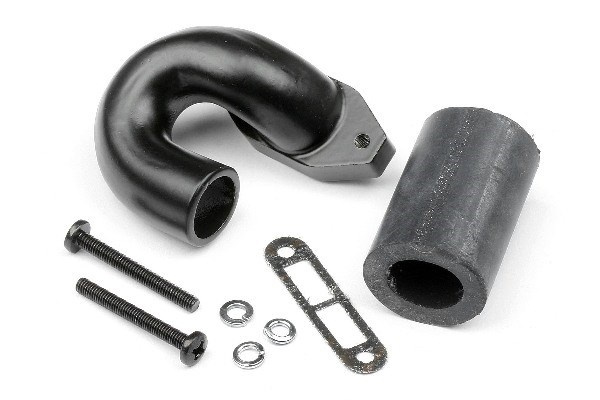 Exhaust Header Set in de groep SPEELGOED, KINDER- & BABYPRODUCTEN / Op afstand bestuurbaar / Reserveonderdelen & Extra accessoires / HPI / Motors / Docks, statieven en houders bij TP E-commerce Nordic AB (A01772)