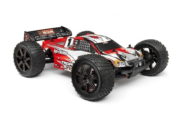 Clear Trophy Truggy Flux Body W/Window Mask &Decal in de groep SPEELGOED, KINDER- & BABYPRODUCTEN / Op afstand bestuurbaar / Reserveonderdelen & Extra accessoires / HPI / Carrosserieën & Accessoires / Offroad-carrosserieën (Transparant) bij TP E-commerce Nordic AB (A01922)