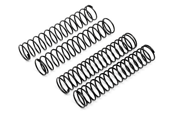 Shock Spring Set (Front/Rear/Black/4Pcs) in de groep SPEELGOED, KINDER- & BABYPRODUCTEN / Op afstand bestuurbaar / Reserveonderdelen & Extra accessoires / HPI / Reserveonderdelen & Tuning / Veering bij TP E-commerce Nordic AB (A02011)