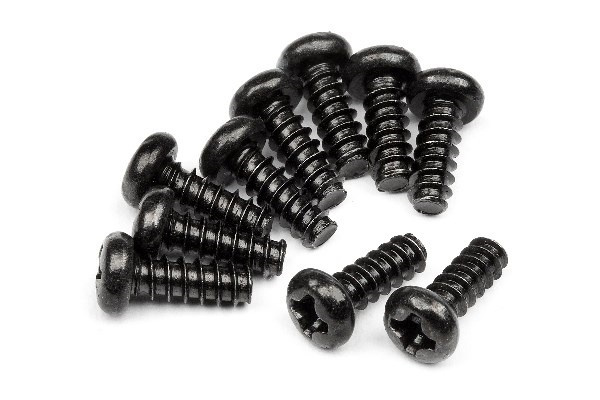 Tp. Button Head Screw M3X8Mm (10Pcs) in de groep SPEELGOED, KINDER- & BABYPRODUCTEN / Op afstand bestuurbaar / Reserveonderdelen & Extra accessoires / HPI / Schroeven/Beugels / Schroeven bij TP E-commerce Nordic AB (A02053)