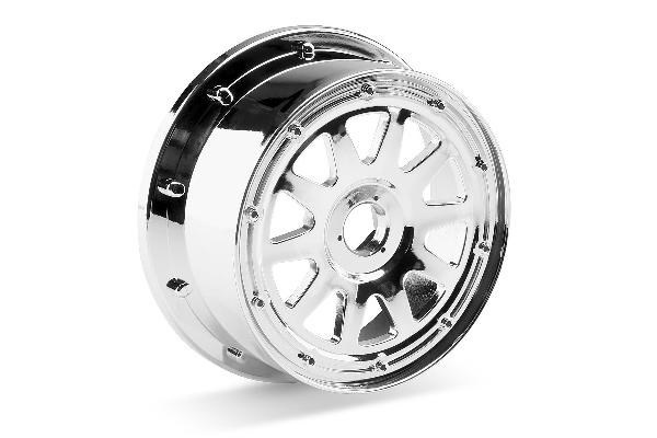 Tr-10 Wheel Chrome (120X65Mm/-10Mm Offset) in de groep SPEELGOED, KINDER- & BABYPRODUCTEN / Op afstand bestuurbaar / Reserveonderdelen & Extra accessoires / HPI / Velgen / Offroad bij TP E-commerce Nordic AB (A02146)