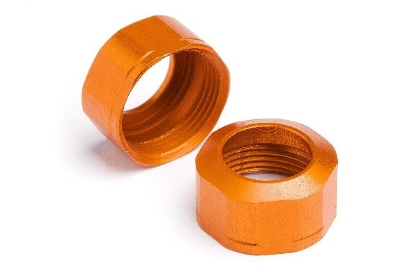 Shock Cap 12Xm13X0.8Mm (Orange/Grooved/2Pcs) in de groep SPEELGOED, KINDER- & BABYPRODUCTEN / Op afstand bestuurbaar / Reserveonderdelen & Extra accessoires / HPI / Reserveonderdelen & Tuning / Schokdempers bij TP E-commerce Nordic AB (A02255)