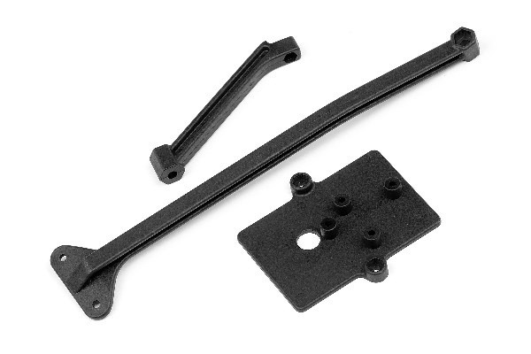 Chassis Stiffener Set in de groep SPEELGOED, KINDER- & BABYPRODUCTEN / Op afstand bestuurbaar / Reserveonderdelen & Extra accessoires / HPI / Reserveonderdelen & Tuning / Chassis onderdelen bij TP E-commerce Nordic AB (A02321)