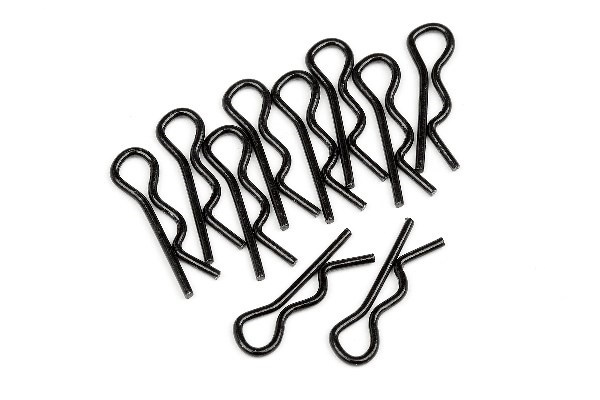 Body Clip (10Pcs) in de groep SPEELGOED, KINDER- & BABYPRODUCTEN / Op afstand bestuurbaar / Reserveonderdelen & Extra accessoires / HPI / Schroeven/Beugels / Lichaamsclips bij TP E-commerce Nordic AB (A02364)