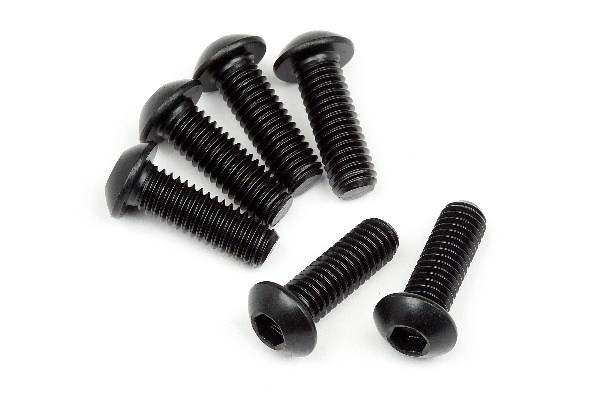 Button Head Screw M6X18Mm (Hex Socket) (6Pcs) in de groep SPEELGOED, KINDER- & BABYPRODUCTEN / Op afstand bestuurbaar / Reserveonderdelen & Extra accessoires / HPI / Schroeven/Beugels / Schroeven bij TP E-commerce Nordic AB (A02412)