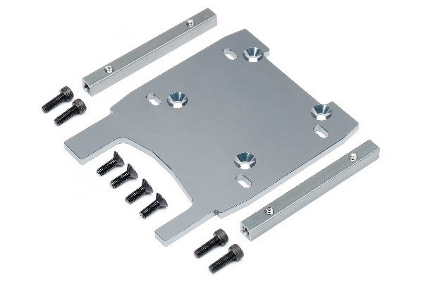 Engine Plate (Gray/4Mm) in de groep SPEELGOED, KINDER- & BABYPRODUCTEN / Op afstand bestuurbaar / Reserveonderdelen & Extra accessoires / HPI / Reserveonderdelen & Tuning / Chassis onderdelen bij TP E-commerce Nordic AB (A02427)