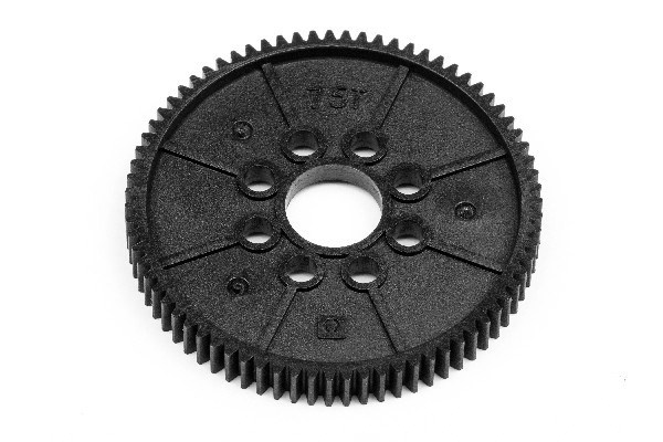 Spur Gear (75T) in de groep SPEELGOED, KINDER- & BABYPRODUCTEN / Op afstand bestuurbaar / Reserveonderdelen & Extra accessoires / HPI / Reserveonderdelen & Tuning / Versnellingen bij TP E-commerce Nordic AB (A02575)