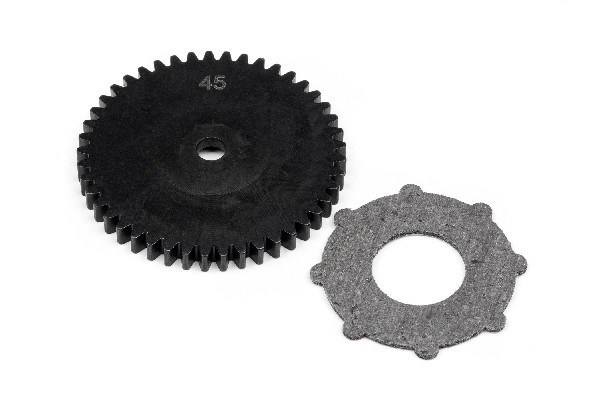 Heavy Duty Spur Gear 45Tx5Mm in de groep SPEELGOED, KINDER- & BABYPRODUCTEN / Op afstand bestuurbaar / Reserveonderdelen & Extra accessoires / HPI / Reserveonderdelen & Tuning / Versnellingen bij TP E-commerce Nordic AB (A02620)