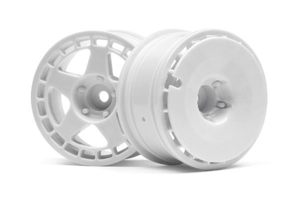 Fifteen52 Turbomac Wheel White (26Mm/2Pcs) in de groep SPEELGOED, KINDER- & BABYPRODUCTEN / Op afstand bestuurbaar / Reserveonderdelen & Extra accessoires / HPI / Velgen / Onroad bij TP E-commerce Nordic AB (A02622)