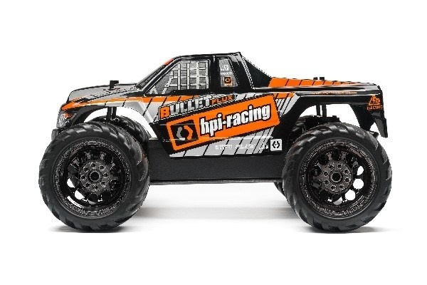 Bullet Mt Clear Body W/ Nitro/Flux Decals in de groep SPEELGOED, KINDER- & BABYPRODUCTEN / Op afstand bestuurbaar / Reserveonderdelen & Extra accessoires / HPI / Carrosserieën & Accessoires / Offroad-carrosserieën (Transparant) bij TP E-commerce Nordic AB (A02682)