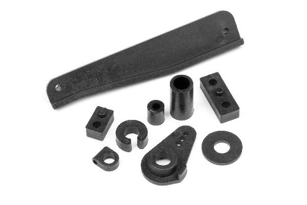 Throttle Servo Saver/Spacer Mount Set in de groep SPEELGOED, KINDER- & BABYPRODUCTEN / Op afstand bestuurbaar / Reserveonderdelen & Extra accessoires / HPI / Reserveonderdelen & Tuning / Schokdempers bij TP E-commerce Nordic AB (A02740)