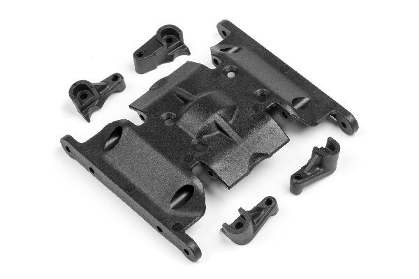 Center Skid Plate Set in de groep SPEELGOED, KINDER- & BABYPRODUCTEN / Op afstand bestuurbaar / Reserveonderdelen & Extra accessoires / HPI / Reserveonderdelen & Tuning / Chassis onderdelen bij TP E-commerce Nordic AB (A02756)