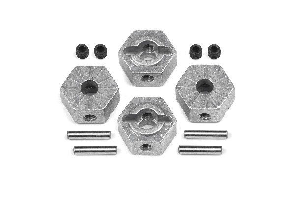 Locking Hex Wheel Hub 12Mm (4Pcs) in de groep SPEELGOED, KINDER- & BABYPRODUCTEN / Op afstand bestuurbaar / Reserveonderdelen & Extra accessoires / HPI / Reserveonderdelen & Tuning / Aandrijvingen bij TP E-commerce Nordic AB (A02786)