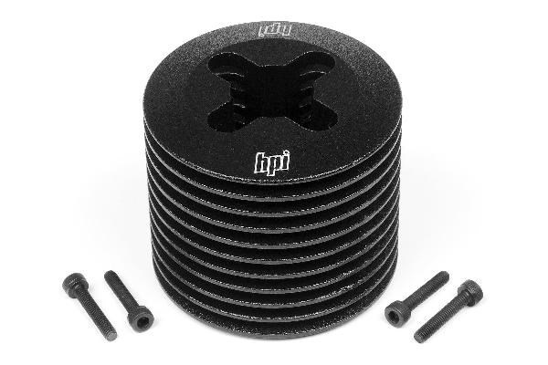 Aluminum Heatsink Head (Black/F3.5) in de groep SPEELGOED, KINDER- & BABYPRODUCTEN / Op afstand bestuurbaar / Reserveonderdelen & Extra accessoires / HPI / Motors / Onderdelen Nitromotor bij TP E-commerce Nordic AB (A02859)