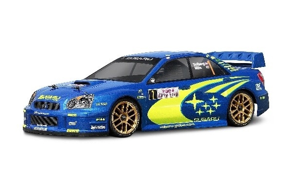 Subaru Impreza Wrc 2004 Monte C Body 190Mm/Wb255Mm in de groep SPEELGOED, KINDER- & BABYPRODUCTEN / Op afstand bestuurbaar / Reserveonderdelen & Extra accessoires / HPI / Carrosserieën & Accessoires / Onroad-carrosserieën (Transparant) bij TP E-commerce Nordic AB (A02998)