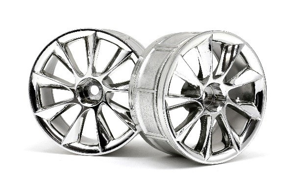 Lp29 Wheel Atg Rs8 Chrome (2Pcs) in de groep SPEELGOED, KINDER- & BABYPRODUCTEN / Op afstand bestuurbaar / Reserveonderdelen & Extra accessoires / HPI / Velgen / Onroad bij TP E-commerce Nordic AB (A03107)