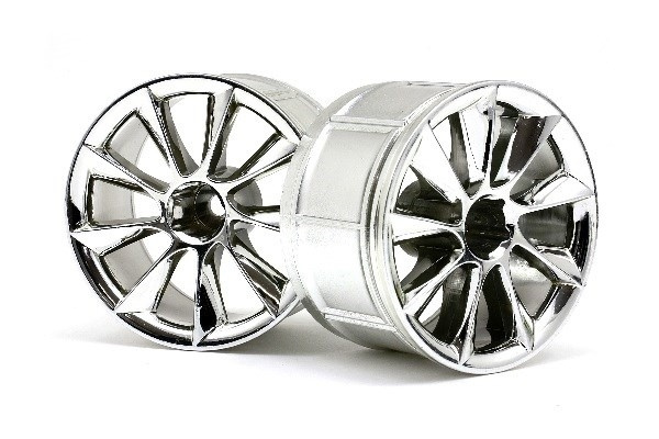 Lp35 Wheel Atg Rs8 Chrome (2Pcs) in de groep SPEELGOED, KINDER- & BABYPRODUCTEN / Op afstand bestuurbaar / Reserveonderdelen & Extra accessoires / HPI / Velgen / Onroad bij TP E-commerce Nordic AB (A03109)