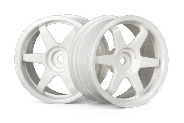 Te37 Wheel 26Mm White(3Mm Offset) in de groep SPEELGOED, KINDER- & BABYPRODUCTEN / Op afstand bestuurbaar / Reserveonderdelen & Extra accessoires / HPI / Velgen / Onroad bij TP E-commerce Nordic AB (A03140)