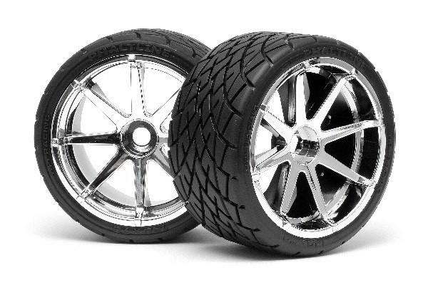 Mounted Phaltline Tire 140X70Mm On Blast Wheel Crm in de groep SPEELGOED, KINDER- & BABYPRODUCTEN / Op afstand bestuurbaar / Reserveonderdelen & Extra accessoires / HPI / Banden en velgen bij TP E-commerce Nordic AB (A03197)