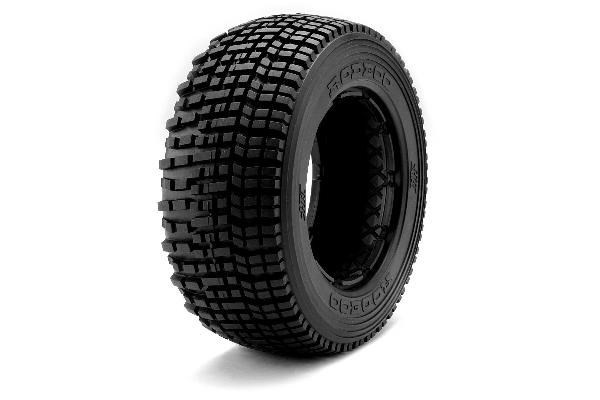 Rodeoo Tire (White/Baja 5T/Rear/2Pcs) in de groep SPEELGOED, KINDER- & BABYPRODUCTEN / Op afstand bestuurbaar / Reserveonderdelen & Extra accessoires / HPI / Banden / Offroad bij TP E-commerce Nordic AB (A03359)