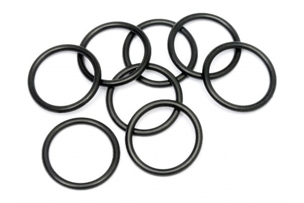 O-Ring P20 (20X2.5Mm/Black/8Pcs) in de groep SPEELGOED, KINDER- & BABYPRODUCTEN / Op afstand bestuurbaar / Reserveonderdelen & Extra accessoires / HPI / Reserveonderdelen & Tuning / Schokdempers bij TP E-commerce Nordic AB (A03494)