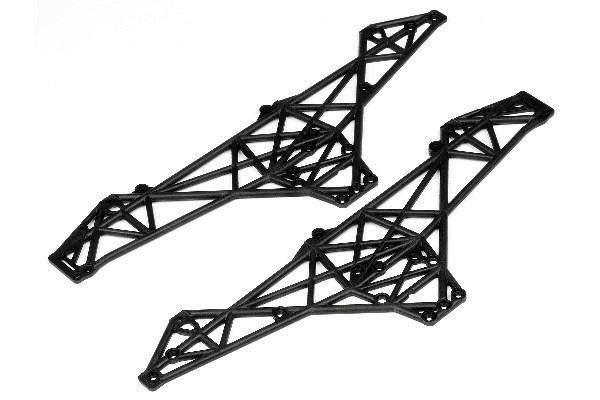 Main Chassis Set (Black) in de groep SPEELGOED, KINDER- & BABYPRODUCTEN / Op afstand bestuurbaar / Reserveonderdelen & Extra accessoires / HPI / Reserveonderdelen & Tuning / Chassis onderdelen bij TP E-commerce Nordic AB (A03665)