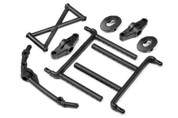 Body Mount Set (Front/Rear) in de groep SPEELGOED, KINDER- & BABYPRODUCTEN / Op afstand bestuurbaar / Reserveonderdelen & Extra accessoires / HPI / Reserveonderdelen & Tuning / Chassis onderdelen bij TP E-commerce Nordic AB (A03693)