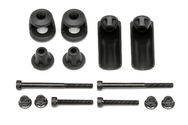 Front Shock Mounting Set in de groep SPEELGOED, KINDER- & BABYPRODUCTEN / Op afstand bestuurbaar / Reserveonderdelen & Extra accessoires / HPI / Reserveonderdelen & Tuning / Schokdempers bij TP E-commerce Nordic AB (A03727)