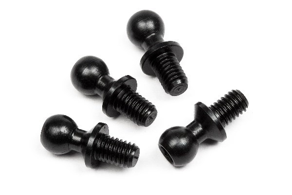 Ball Stud 4.3X9Mm (2Mm Socket/4Pcs) in de groep SPEELGOED, KINDER- & BABYPRODUCTEN / Op afstand bestuurbaar / Reserveonderdelen & Extra accessoires / HPI / Schroeven/Beugels / lagerringen bij TP E-commerce Nordic AB (A03788)