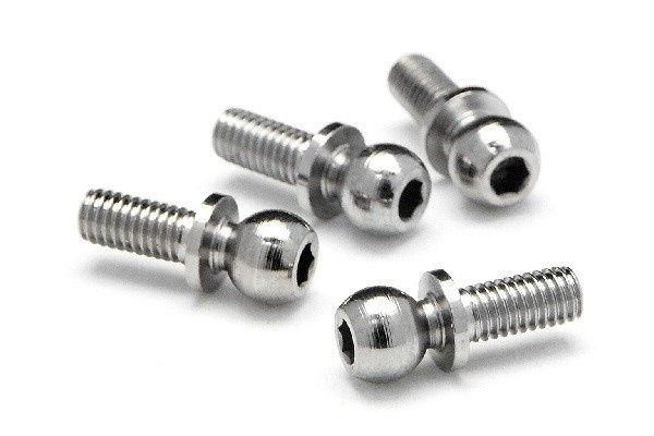 Ball 4.7X6.5Mm (4-40/Hex Socket/Silver/4Pcs) in de groep SPEELGOED, KINDER- & BABYPRODUCTEN / Op afstand bestuurbaar / Reserveonderdelen & Extra accessoires / HPI / Reserveonderdelen & Tuning / Schokdempers bij TP E-commerce Nordic AB (A03847)