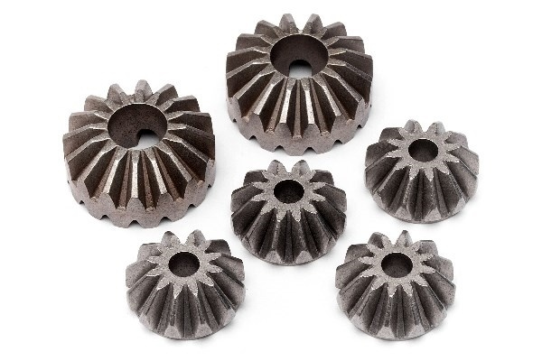 Bevel Gear Set (For #85427 Alloy Diff Case Set) in de groep SPEELGOED, KINDER- & BABYPRODUCTEN / Op afstand bestuurbaar / Reserveonderdelen & Extra accessoires / HPI / Reserveonderdelen & Tuning / Aandrijvingen bij TP E-commerce Nordic AB (A04154)