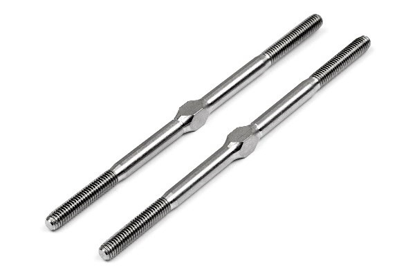 Titanium Turnbuckle M3X69Mm (2Pcs) in de groep SPEELGOED, KINDER- & BABYPRODUCTEN / Op afstand bestuurbaar / Reserveonderdelen & Extra accessoires / HPI / Standaard onderdelen & Tuning / Trekstangen bij TP E-commerce Nordic AB (A04211)