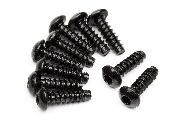 Tp. Button Head Screw M3X10Mm (Hex Socket/10Pcs) in de groep SPEELGOED, KINDER- & BABYPRODUCTEN / Op afstand bestuurbaar / Reserveonderdelen & Extra accessoires / HPI / Schroeven/Beugels / Schroeven bij TP E-commerce Nordic AB (A04218)