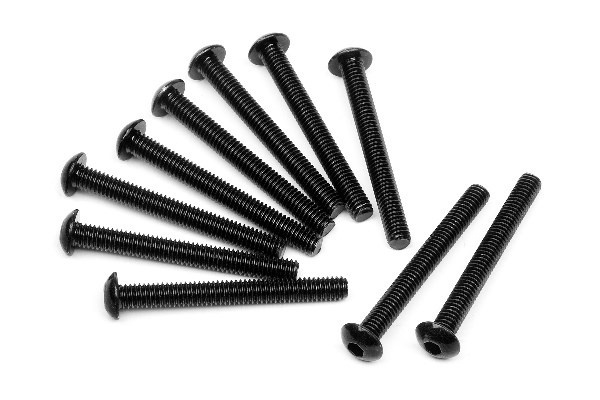 Button Head Screw M4X35Mm (Hex Socket/10Pcs) in de groep SPEELGOED, KINDER- & BABYPRODUCTEN / Op afstand bestuurbaar / Reserveonderdelen & Extra accessoires / HPI / Schroeven/Beugels / Schroeven bij TP E-commerce Nordic AB (A04236)