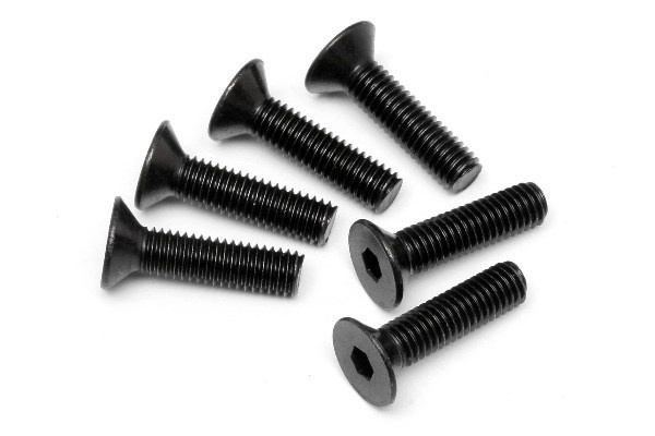 Flat Head Screw M5X20Mm (Hex Socket/6Pcs) in de groep SPEELGOED, KINDER- & BABYPRODUCTEN / Op afstand bestuurbaar / Reserveonderdelen & Extra accessoires / HPI / Schroeven/Beugels / Schroeven bij TP E-commerce Nordic AB (A04247)