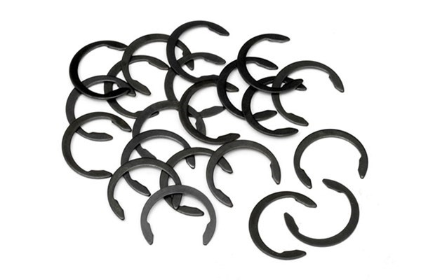 C Clip 10.5Mm (20Pcs) in de groep SPEELGOED, KINDER- & BABYPRODUCTEN / Op afstand bestuurbaar / Reserveonderdelen & Extra accessoires / HPI / Schroeven/Beugels / Borgringen bij TP E-commerce Nordic AB (A04377)